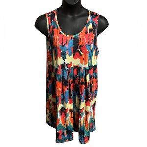 Colorful Sleeveless Women's Dress